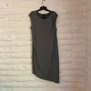 Shift dress asymmetrical